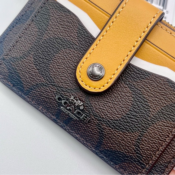 Coach Bags Coach Attachment Card Case In Signature Canvas Poshmark